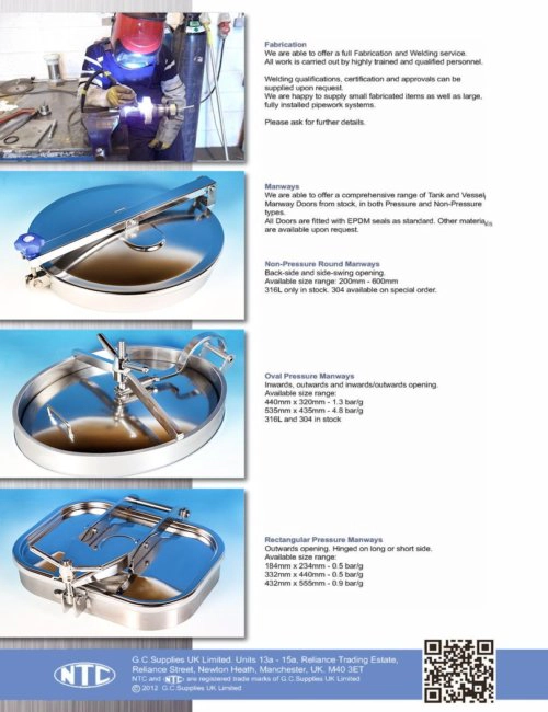 8 Hygienic Valves, Fittings and Unions