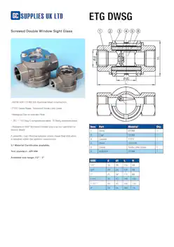 Datasheet For Socket-Weld 3-Piece Spring Check Valve