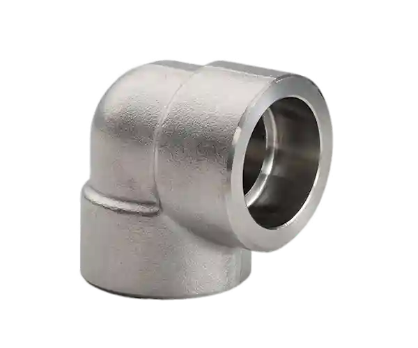 >Socket Weld 90° Elbow 3000LB + 6000LB 316L + 304L Stainless Steel