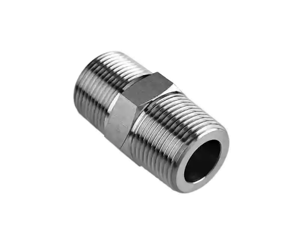 >High Pressure Stainless Steel Threaded End Hexagon Nipple