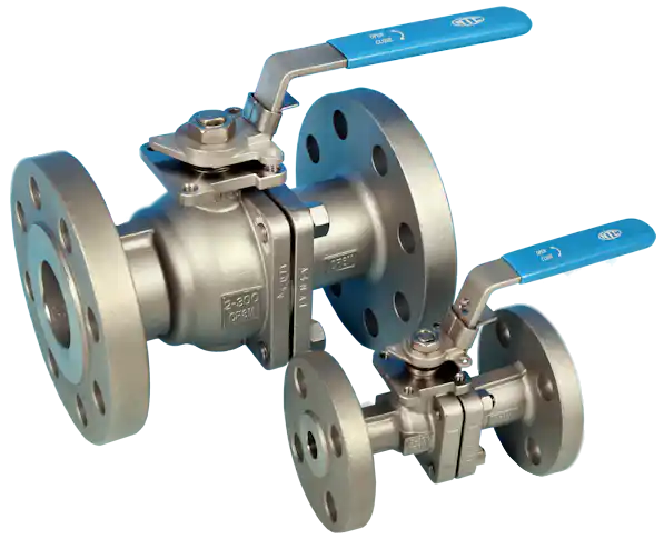 Stainless Steel 2-Pce Full Bore Flanged ANSI 300 Ball Valve NTC KV-062