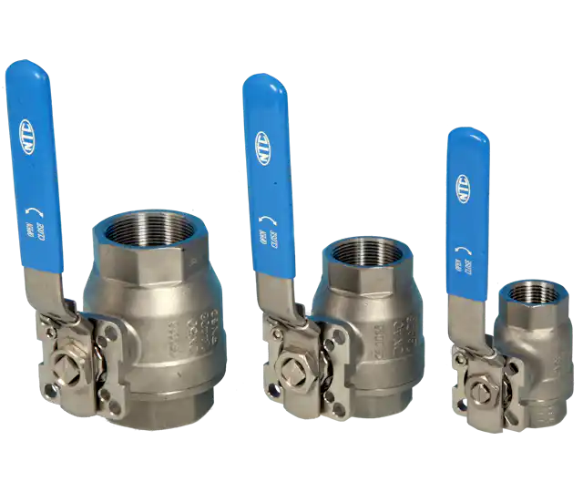 2-Pce Full Bore Direct Mount Ball Valve NTC KV-L20