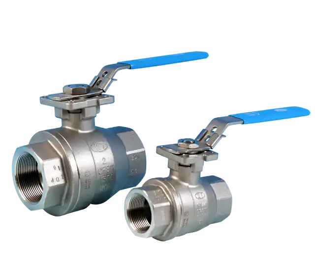 2-Pce Full Bore Fire Safe Heavy Duty Direct Mount Ball Valve NTC KV-L20