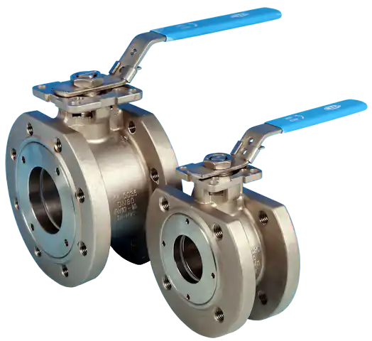 Wafer Pattern Flanged DIN PN16/40 Ball Valve NTC KV-L7K/7N