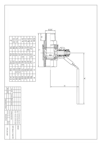 PDF for 2 Way Stainless Steel 2-Pce Male x Female Full Bore Ball Valve Lever Operated ETG M-2MF