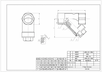 PDF for Stainless Steel Socket Weld Y-Type Strainer ETG-YS1/SW