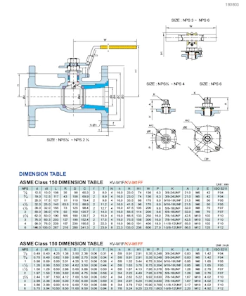 Stainless Steel 1-Pce Reduced Bore Flanged ANSI 150 Ball Valve