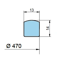 Manway Gaskets  G/200LZD