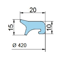 Manway Gaskets  G/T400