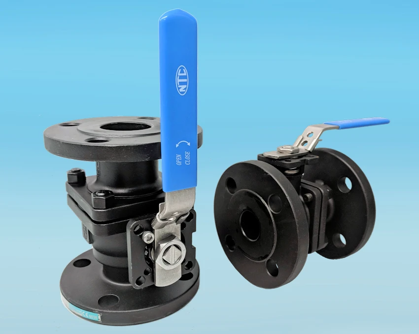 S/S 2-Pce Full Bore Flanged ANSI 150 Direct Mount Ball Valve