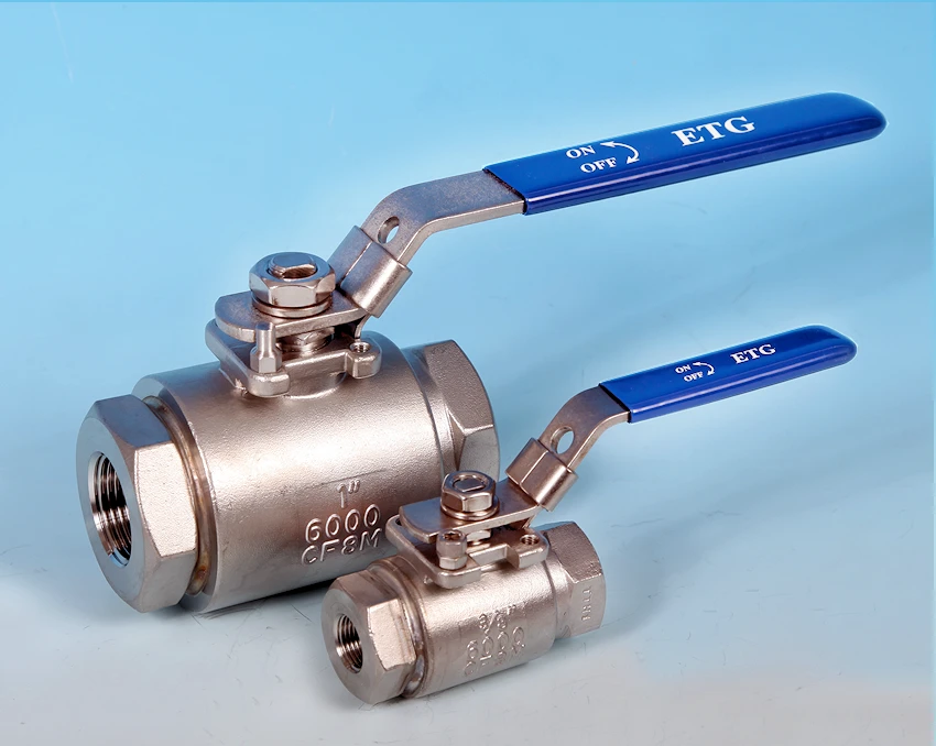 S/S 2-Pce Full Bore High Pressure Ball Valve