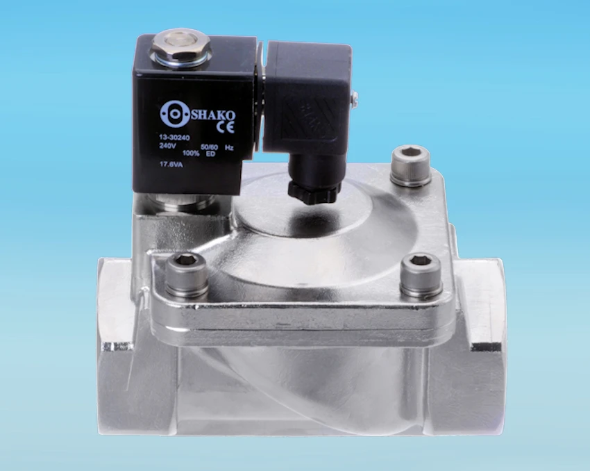 2 Way S/Steel Servo Assisted Solenoid Valve.