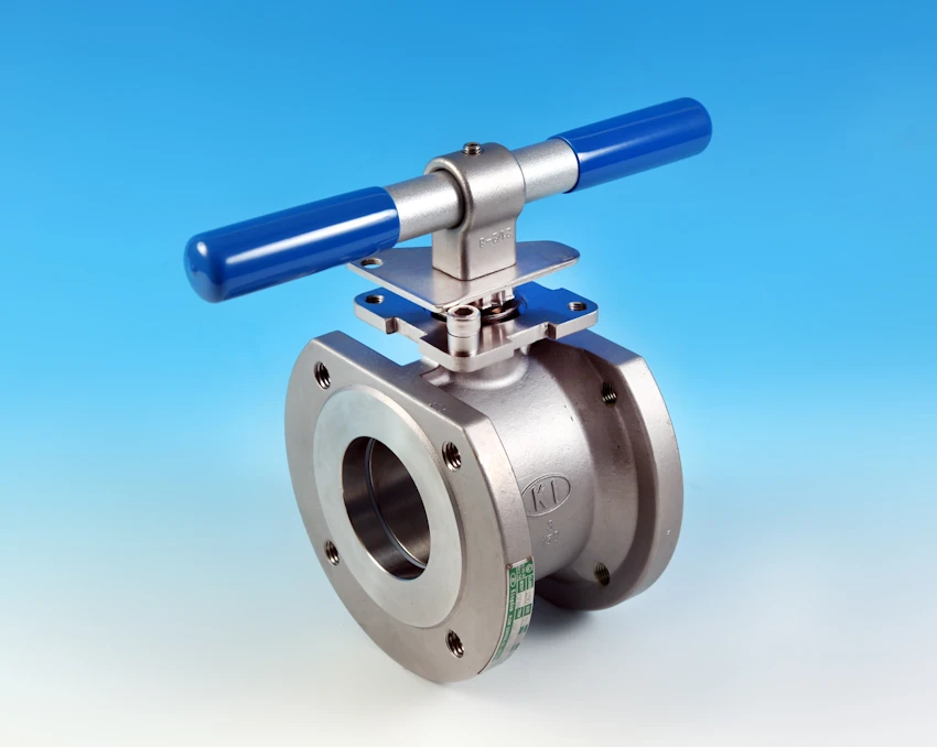 S/S Wafer Pattern Flanged ANSI 150 Ball Valve