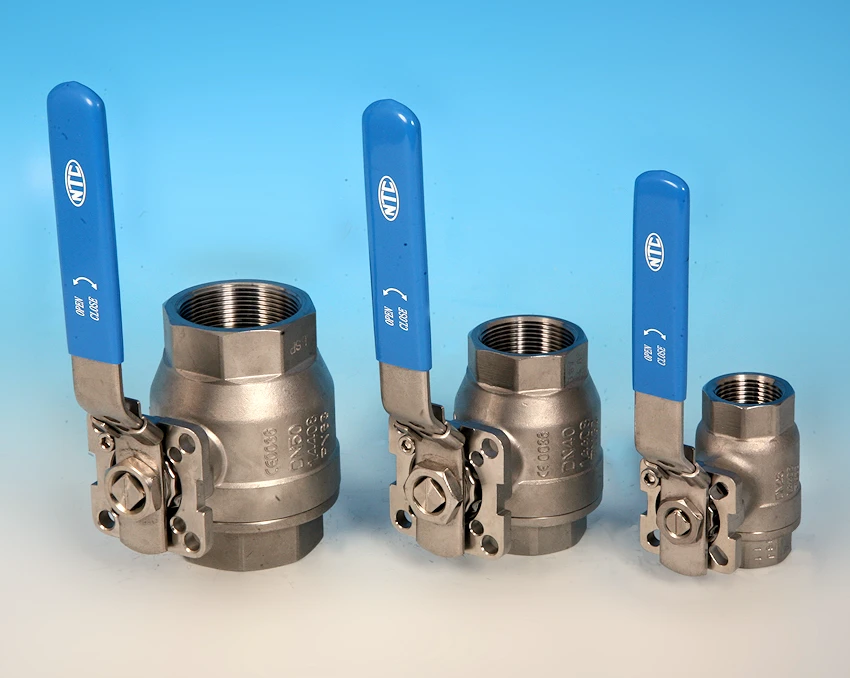 S/S 2-Pce Full Bore Direct Mount Ball Valve