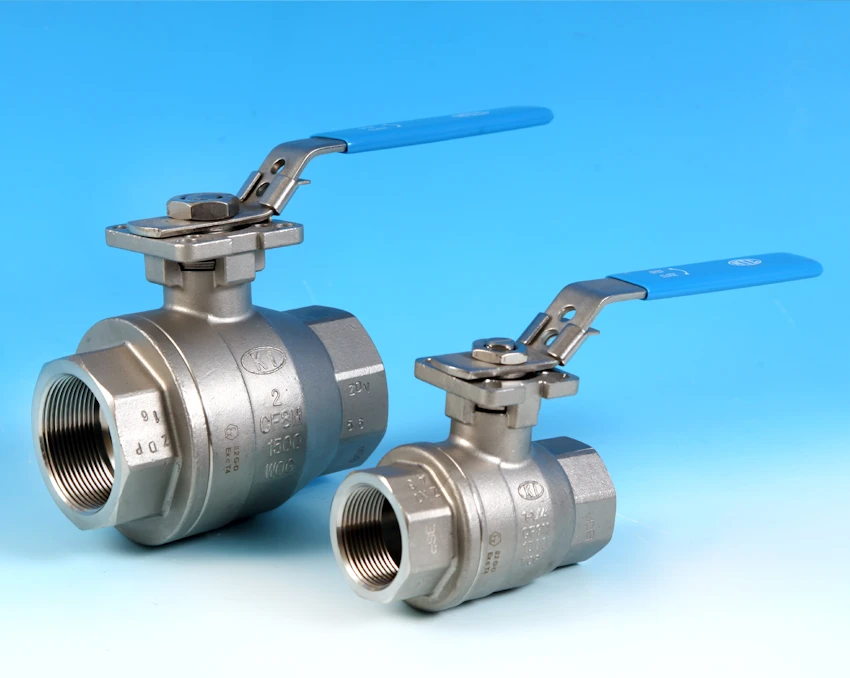 S/S 2-Pce Full Bore Direct Mount Ball Valve