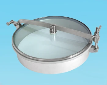 S/S 500mm Low/Non-Pressure Round Manway T1/G500 304L/Glass