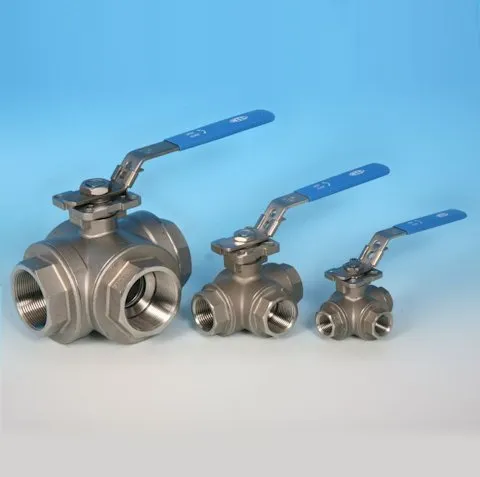 stainless steel 3-Way Ball Valves