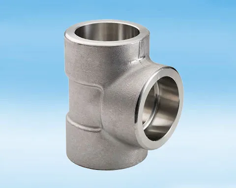 High Pressure Stainless Steel Socket Weld Equal Tee 316L