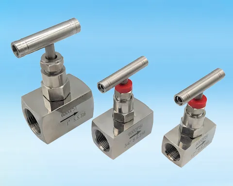 6000lb Stainless Steel Screwed Needle Valve