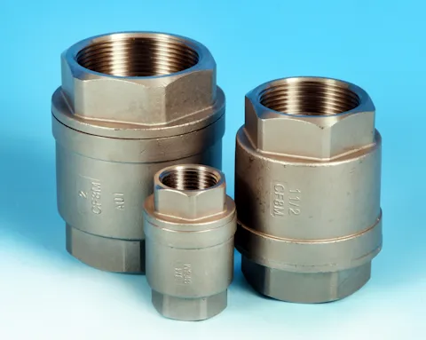 stainless steel Screwed “Barrel Type” Spring Check Valve