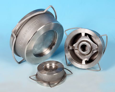 stainless steel Wafer Pattern Spring Check Valve