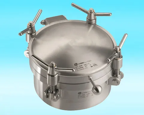 300P Stainless Steel 500mm Round Pressure Manway 316L